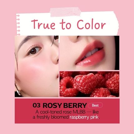 Frudia Glow Juicy Jam Lip & Cheek Stain Rosy Berry Korean Lip Tint & Blush