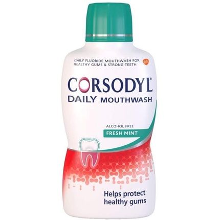 Corsodyl Daily Mouthwash Alcohol Free Fresh Mint 500Ml