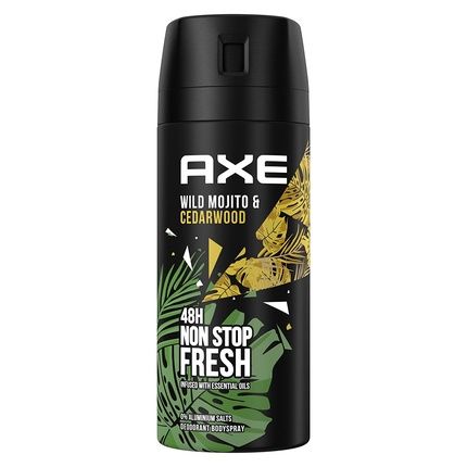 Axe Bodyspray Wild Mojito & Cedarwood Deodorant Without Aluminum 150Ml