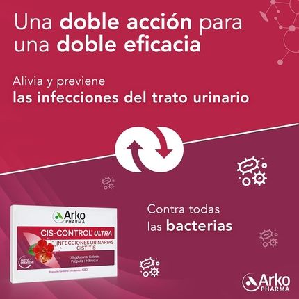 Arkopharma Ciscontrol Ultra Capsules Relieve And Prevent Infections - Image 3