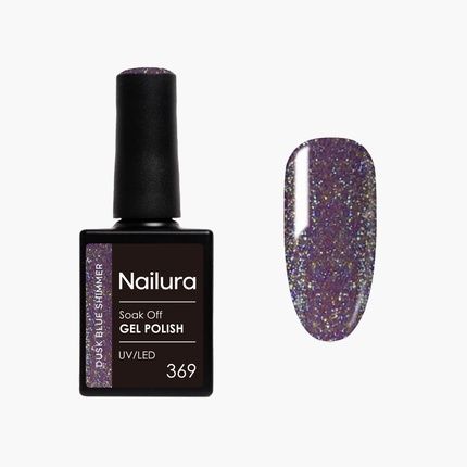 Nailura Gel Polish 369 Dusk Blue Shimmer 10 Ml