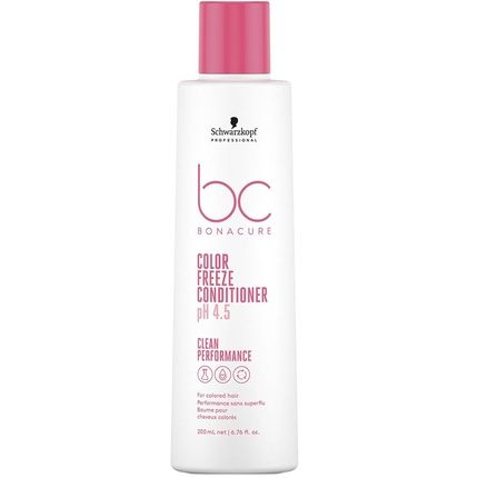 Schwarzkopf Professional Bc Color Freeze Conditioner For Gentle Nourishment Of Slightly Porous And Colored Hair 200Ml