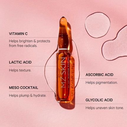 Mz Skin Glow Boost Ampoules 5 Day Skin Care Radiance Regime With Vitamin C