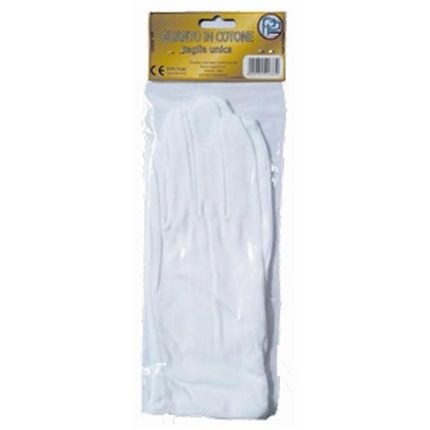 Tunica Cotton Gloves - White