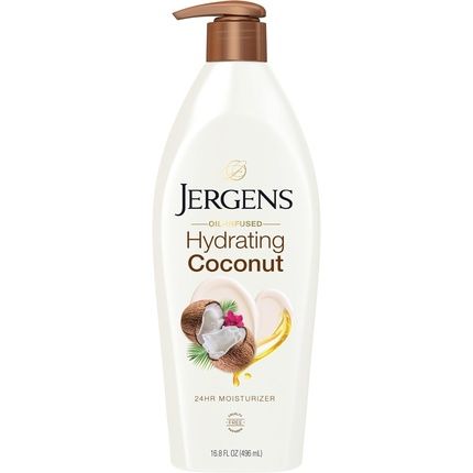 Jergens Hydrating Dry Skin Lotion Coconut 16.8 Oz