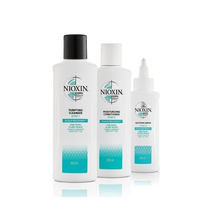 Nioxin 3-Phase System Scalp Recovery Anti-Dandruff System For Itchy, Flaky, And Dry Scalp
