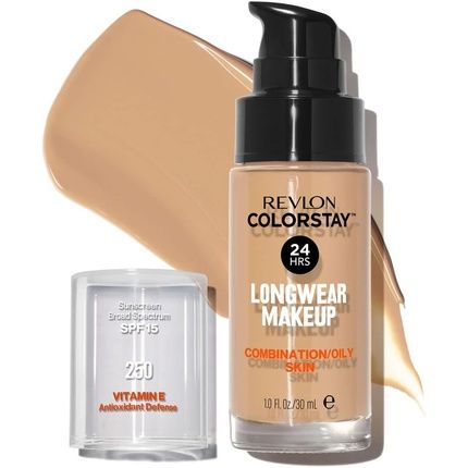 Revlon Colorstay Liquid Foundation Makeup For Combination/Oily Skin Spf 15
