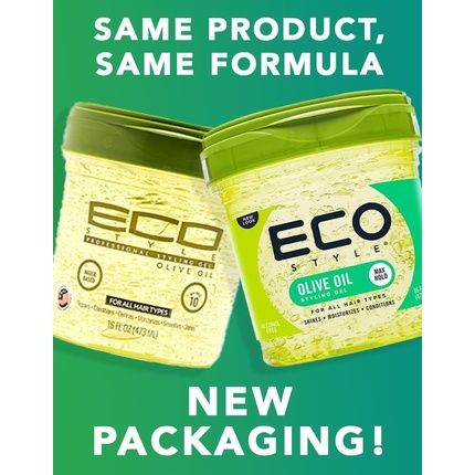 Ecostyle Olive Oil Styling Gel All Day Hold Alcohol Free Paraben Free Sulphate Free No Flaking Anti-Itch 473Ml Unscented - Image 3