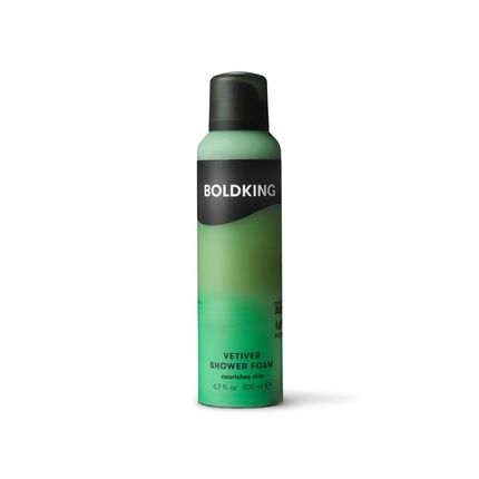 Boldking Shower Foam For Men Vetiver 200Ml - Men'S Shower Gel For All Skin Types