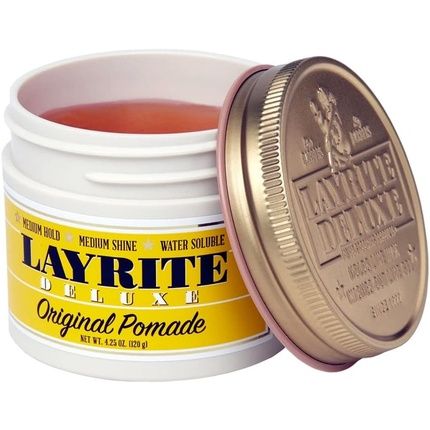 Layrite Original Pomade 120G Medium Hold Water Soluble Medium Shine