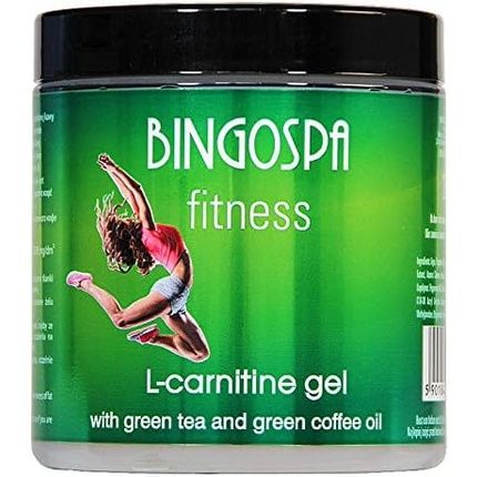 Bingospa Fitness Anti-Cellulite Slimming Fat Burning L-Carnitine Gel With Green