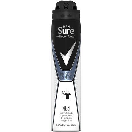 Sure Men Invisible Ice Aerosol Anti-Perspirant Deodorant 150Ml - Image 3