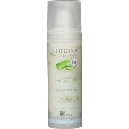 Logona Classic Hyaluron Hydro Fluid With Organic Aloe Vera And Hyaluronic Acid Black Normal