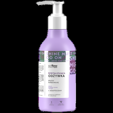 So!Flow Revitalizing Conditioner For Colored Hair 400Ml Blackberry Plum Scent - Image 4