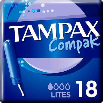 Tampax Compak Lite Tampons 18 Count