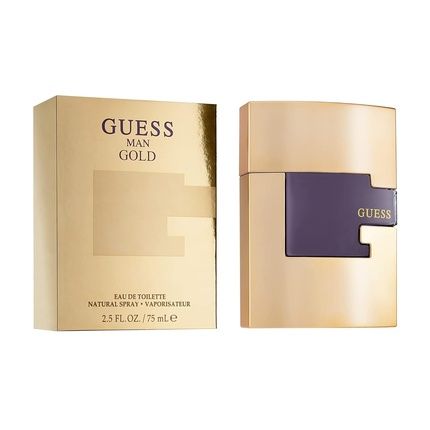 Guess Gold Eau De Toilette Spray For Men 2.5 Oz