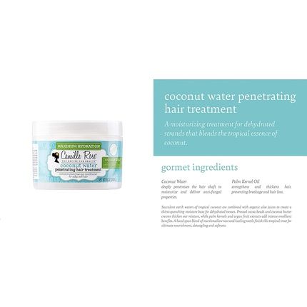 Camille Rose Coconut Water Penetrating Hair Treatment 8.0 Fl. Oz.